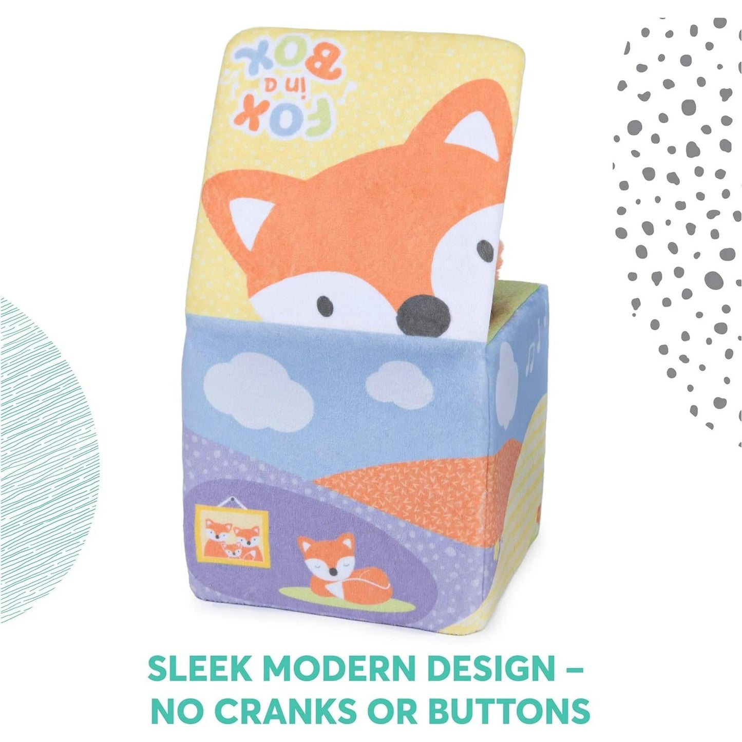 Baby Gund Fox in a Box | Animated Plush Activity Toy for Babies and Infants