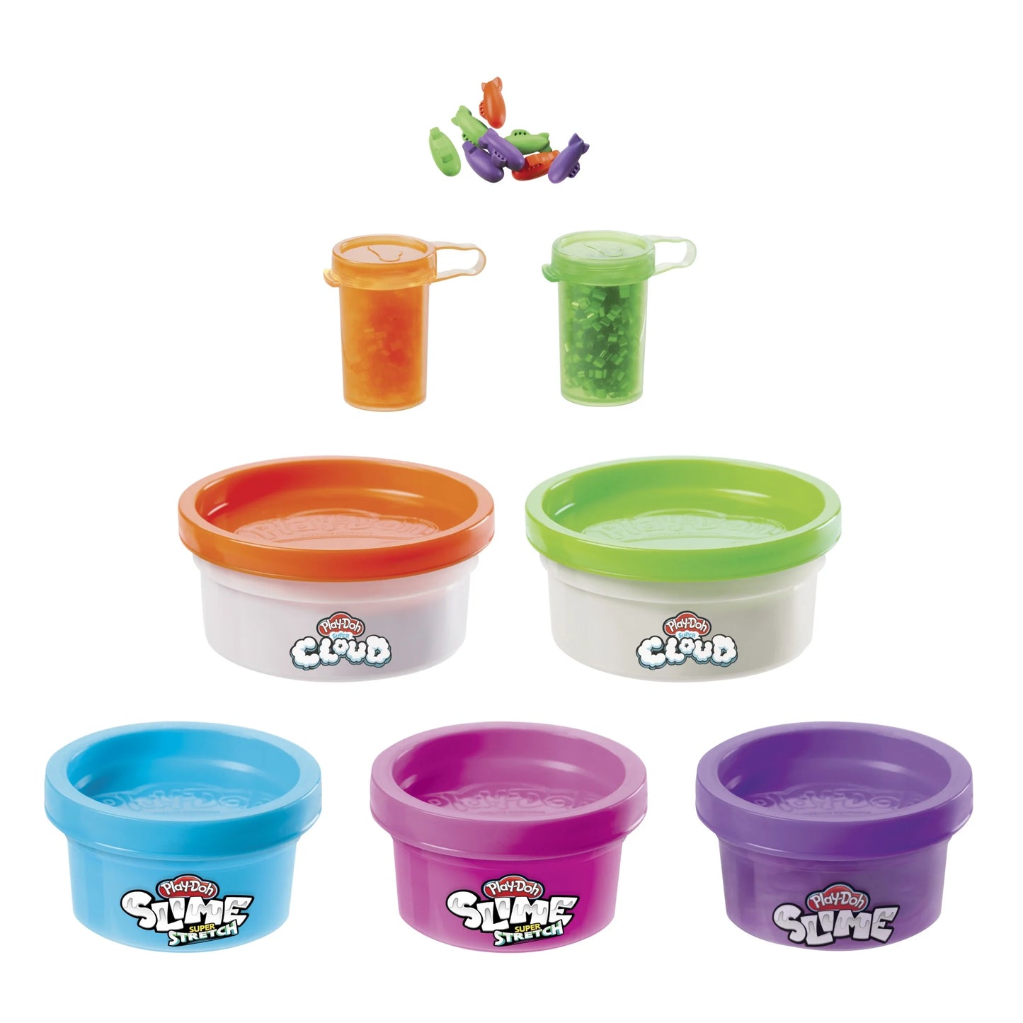Nickelodeon Slime Play-Doh Rockin' Mix-ins Kit - Fun Creative Set with Slime