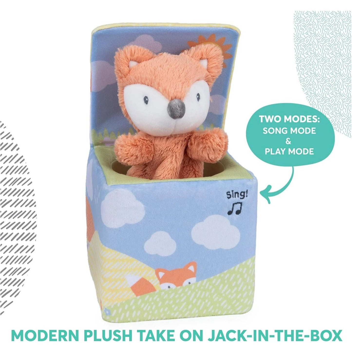 Baby Gund Fox in a Box | Animated Plush Activity Toy for Babies and Infants