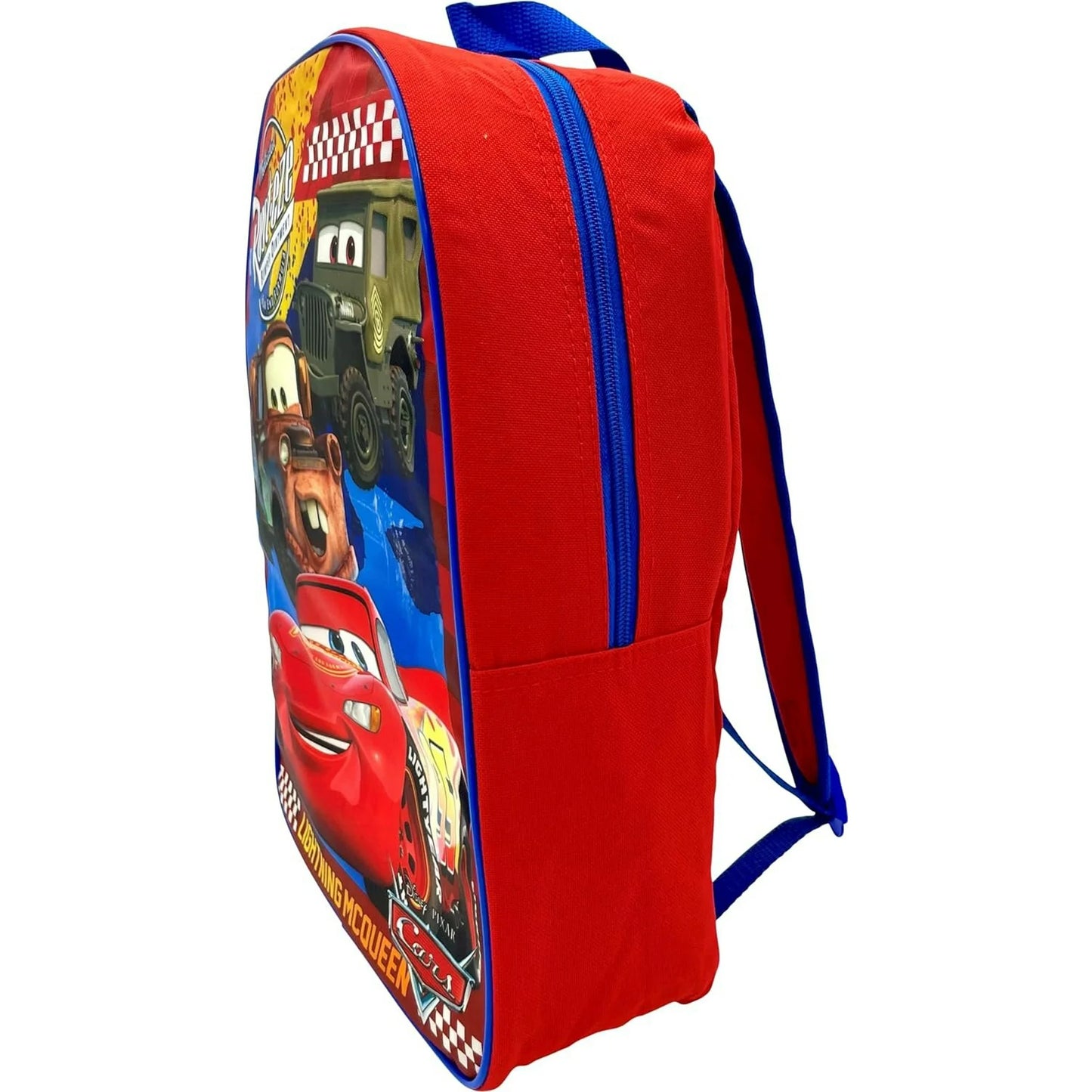 Rust-Eze Lightning McQueen Cars Backpack for Kids Boys - Durable School Bag