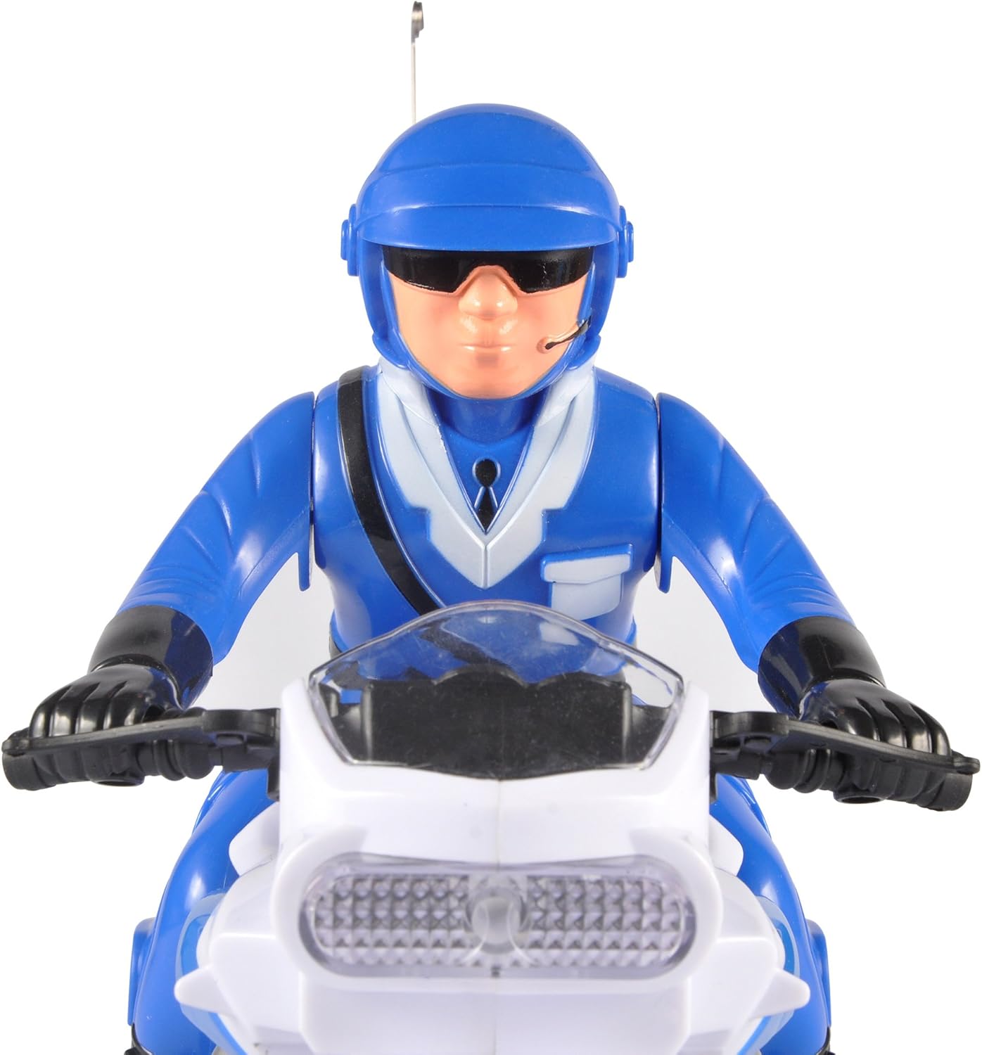 Jakmean RC Motorcycle Blue – 360° Stunt Remote Control Bike Toy