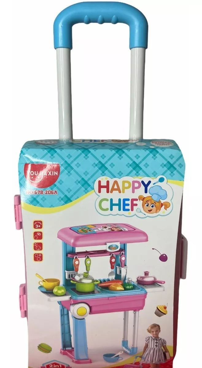 Happy Chef Kids Toy Playset – Fun Pretend Cooking Kit