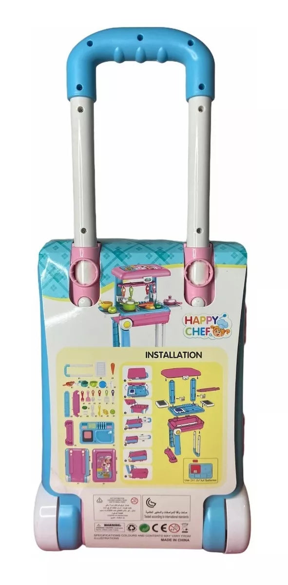 Happy Chef Kids Toy Playset – Fun Pretend Cooking Kit