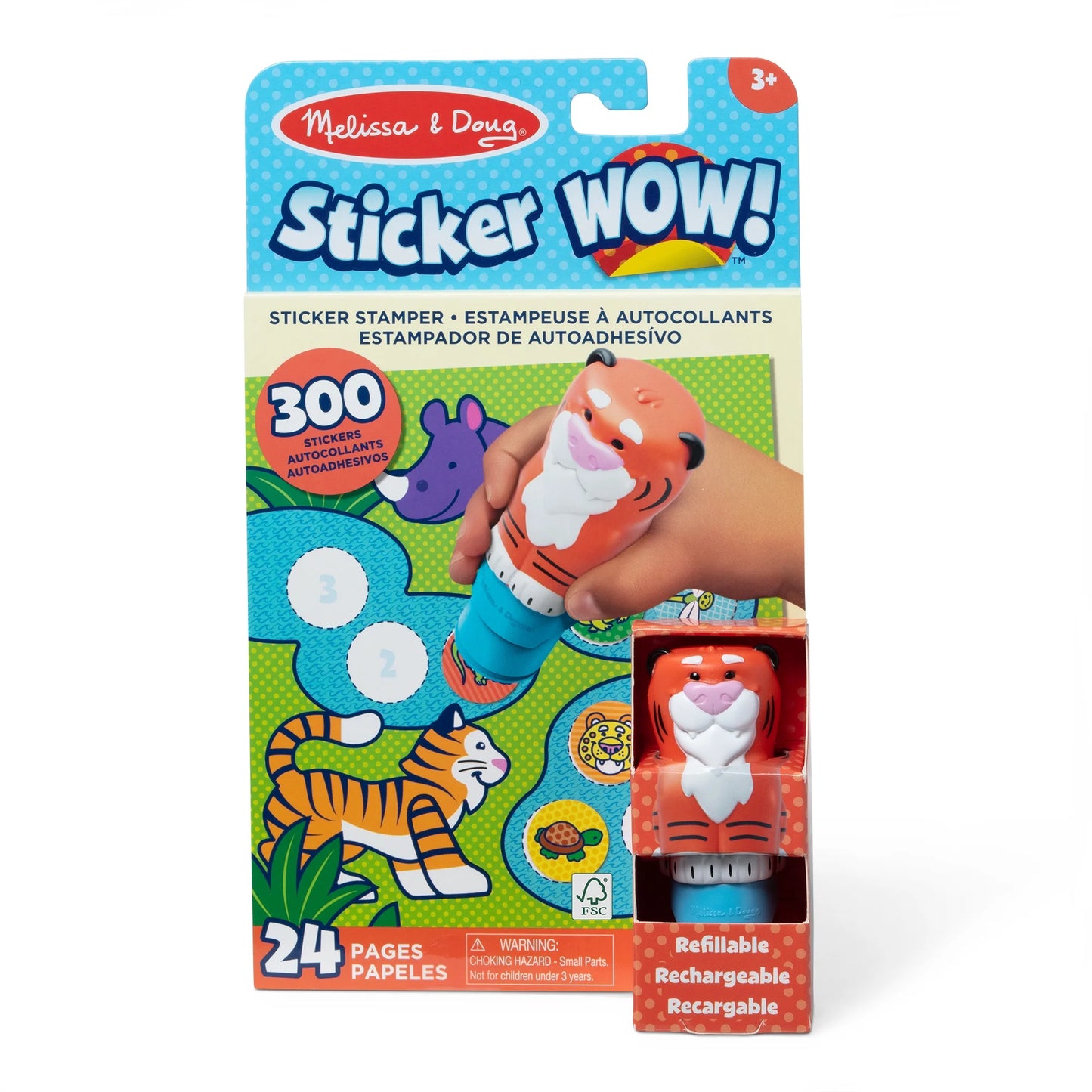 Melissa & Doug Sticker Wow! Refill Pack-Assorted Stickers for Kids Crafts & Play
