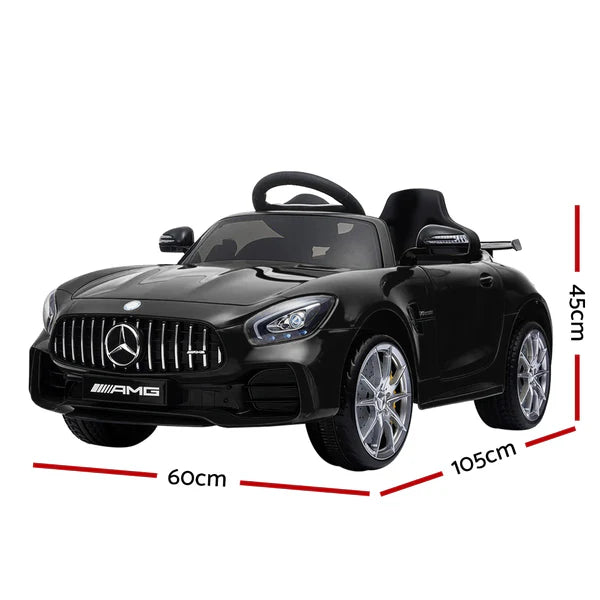 Kids Ride-On Car Mercedes-Benz AMG GT R - Electric Black Toy Vehicle