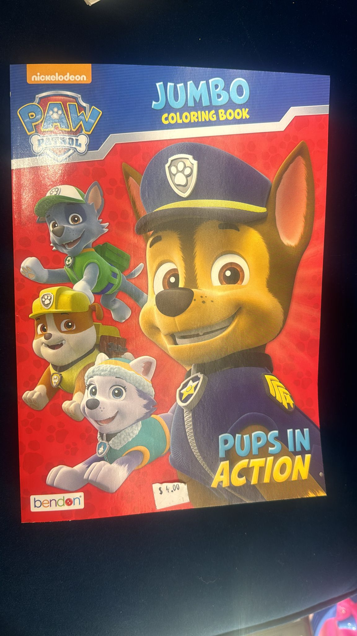 Paw Patrol Pups in Action Jumbo Coloring Book | Kids Activity Book