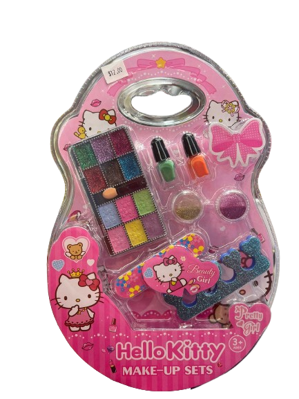 Hello Kitty Kids Makeup Set - Safe & Washable Cosmetic Kit for Girls