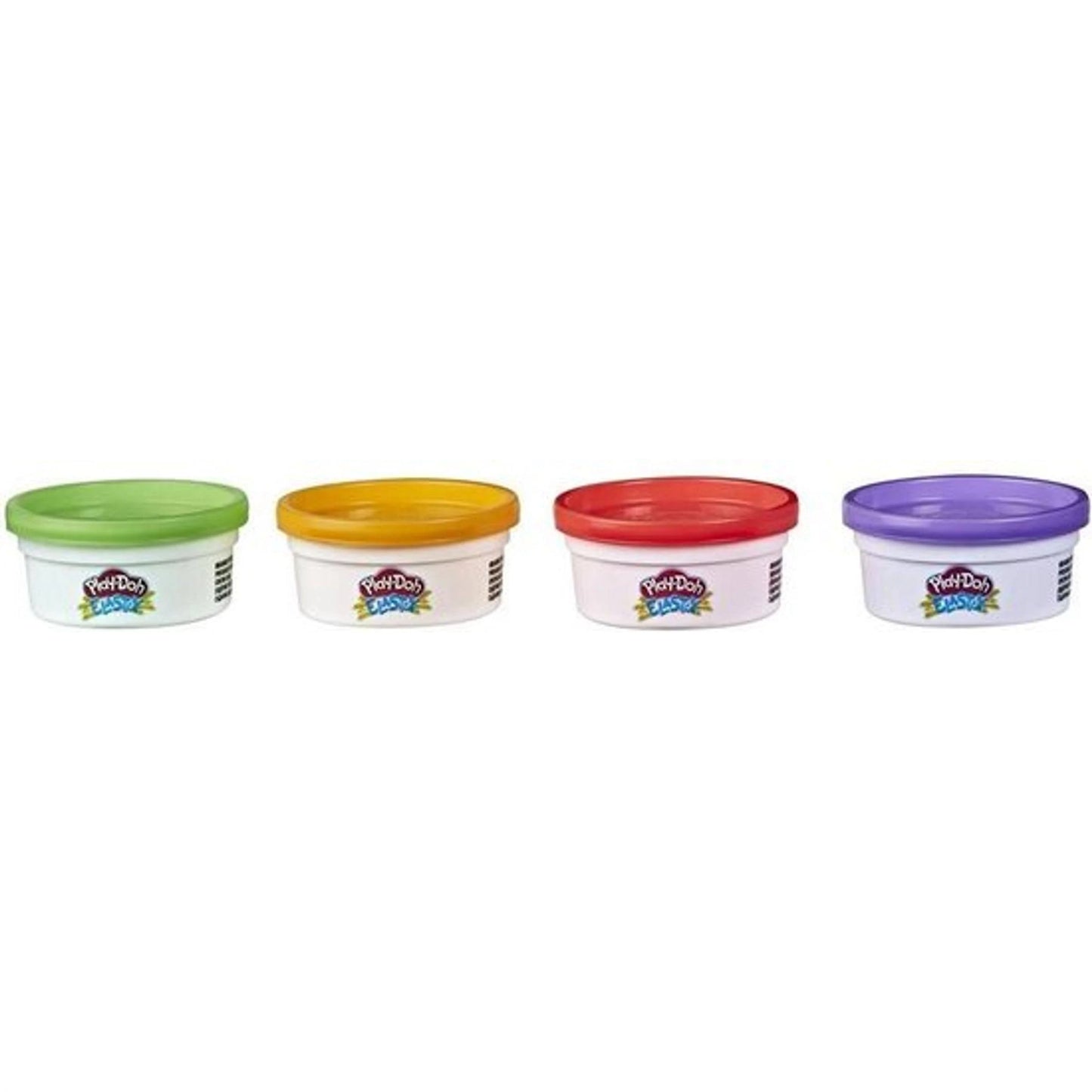 Play-Doh Elastix Compound 4-Pack – Bold Colors Set for Creative Play