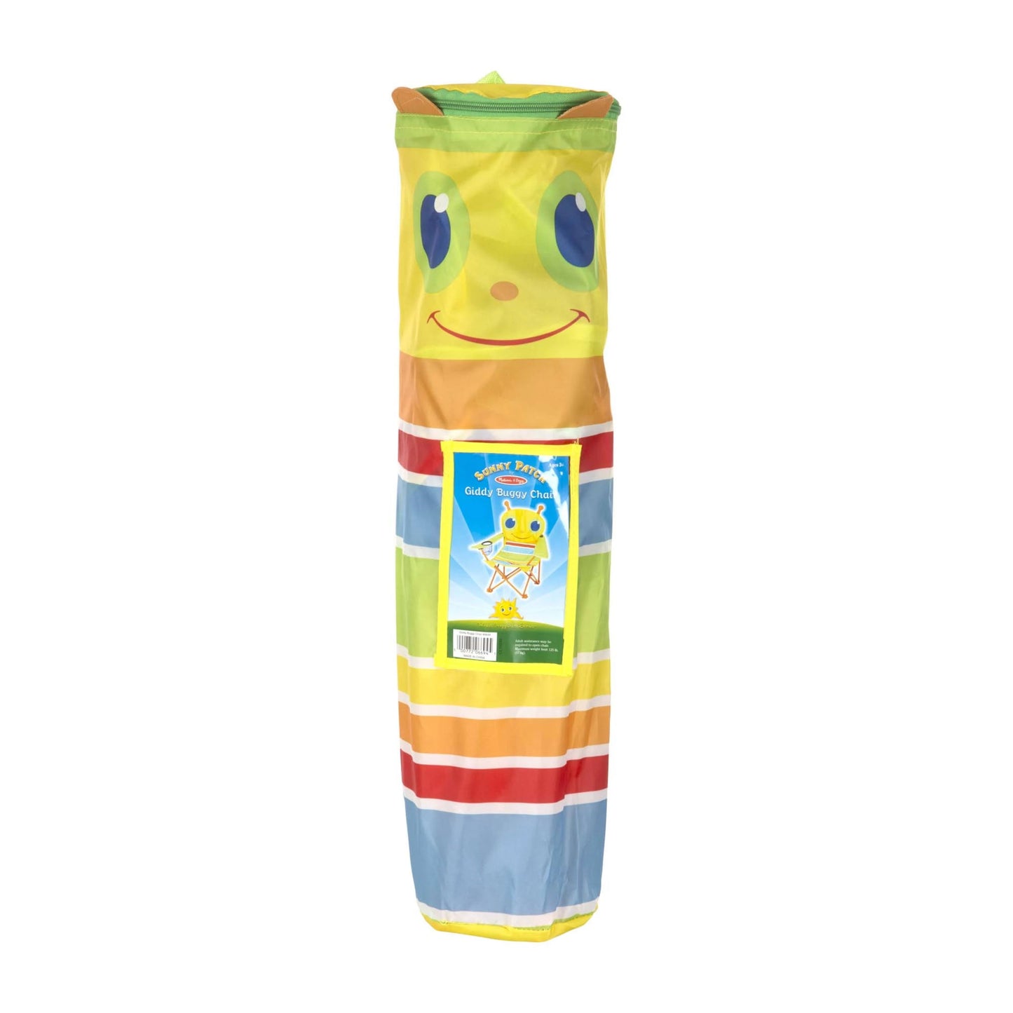 Melissa & Doug Giddy Buggy Chair - Fun and Colorful Outdoor Seat for Kids