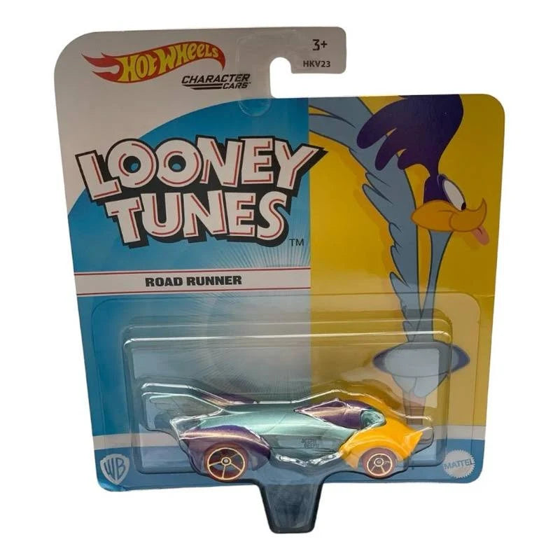 Hot Wheels Looney Tunes Road Runner Character Car - 1:64 Scale Diecast
