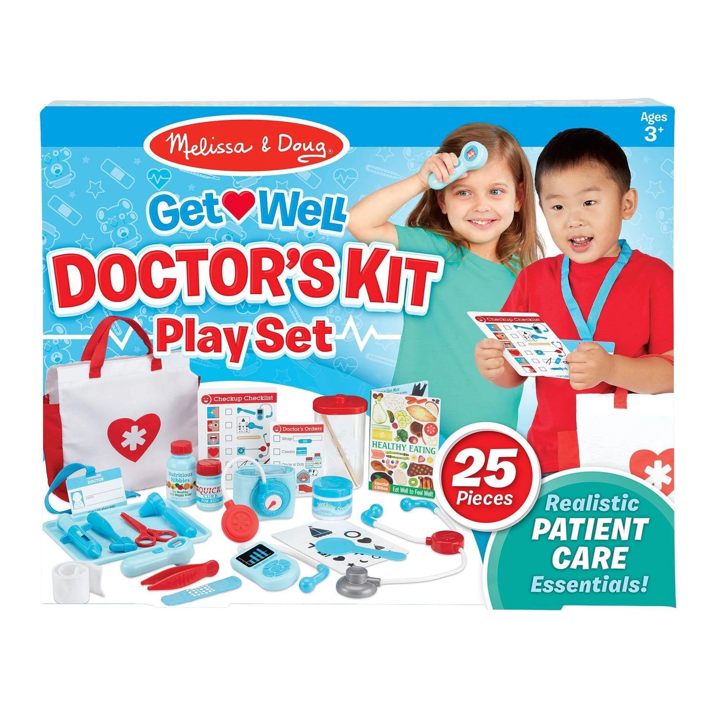 Melissa & Doug Get Well Doctor's Kit PlaySet - Complete Pretend Play Medical Set