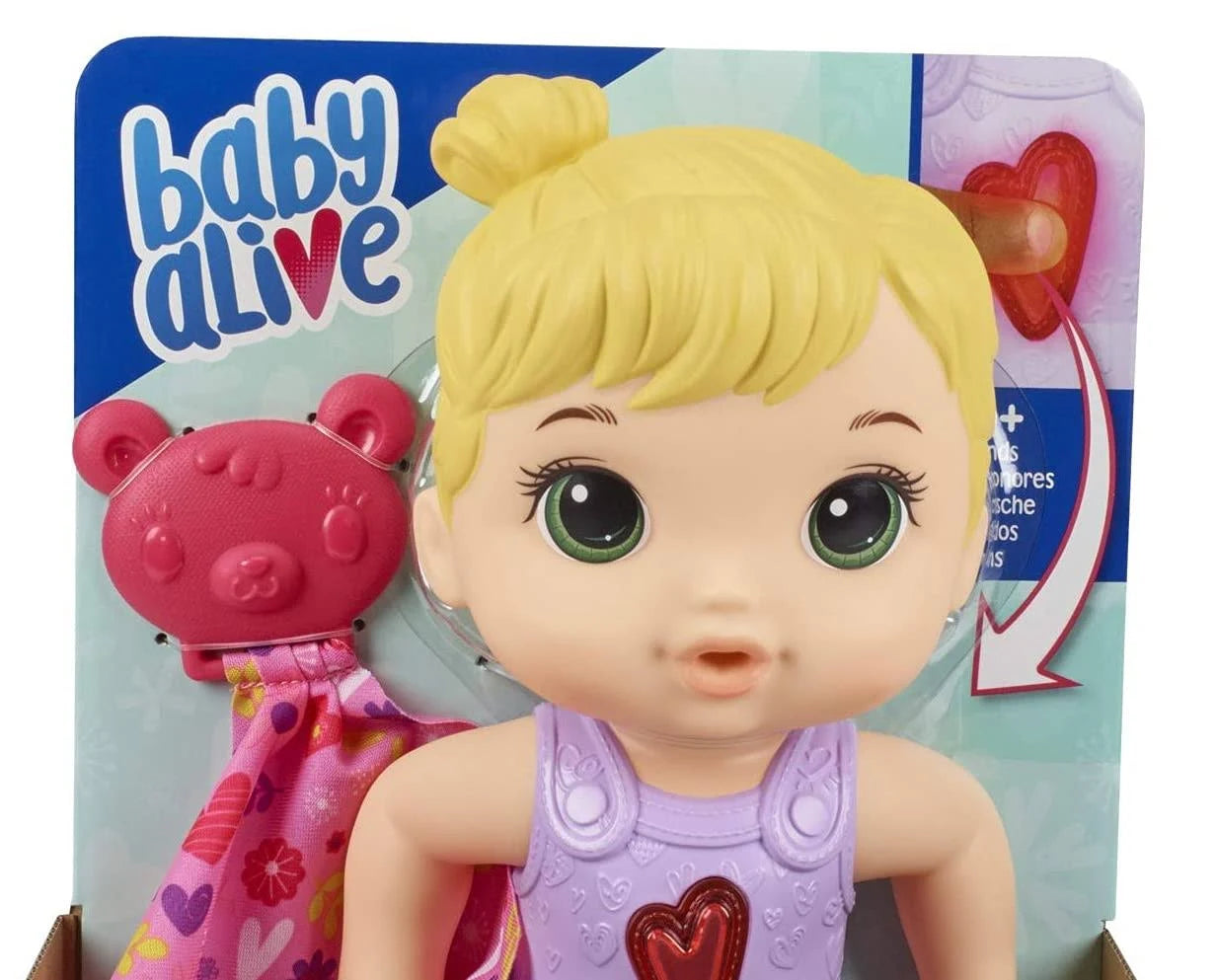 Baby Alive Happy Heartbeats Baby Doll - Interactive & Realistic Play Toy