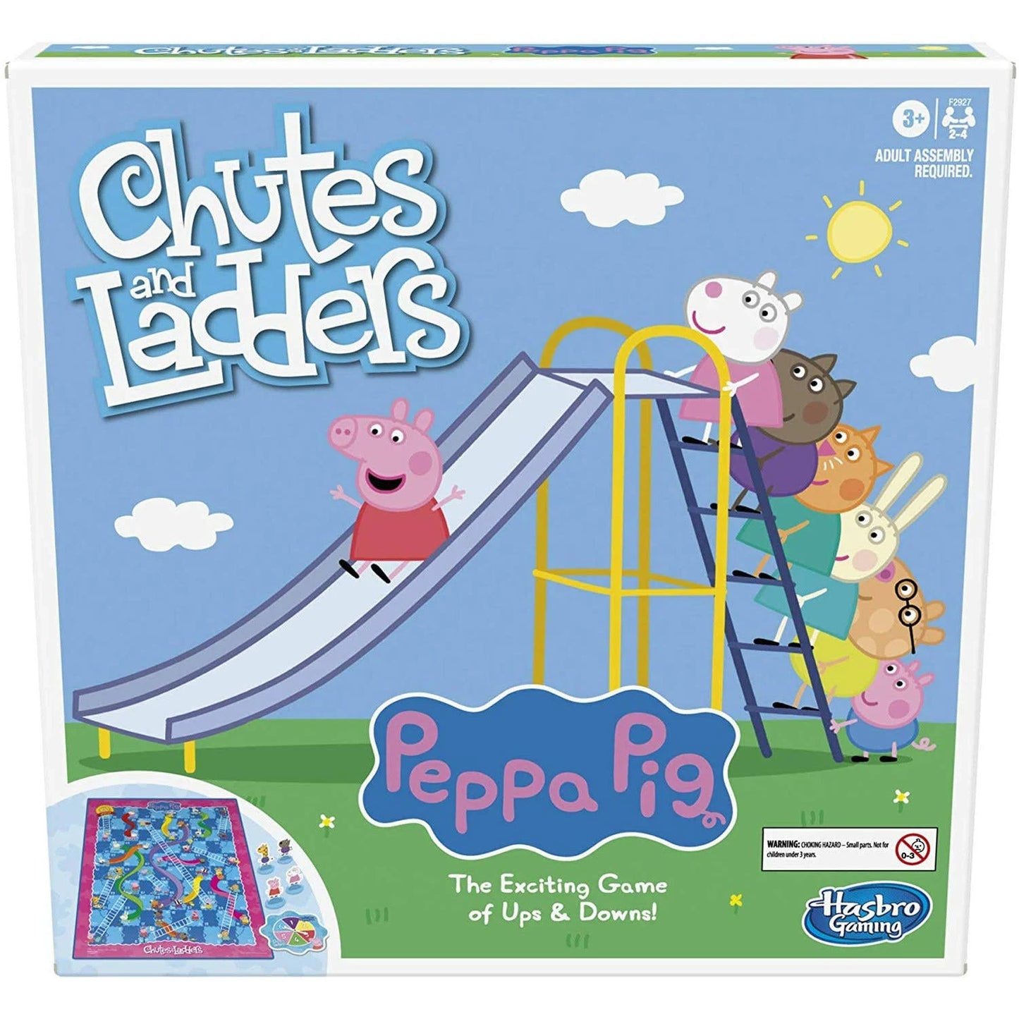 Hasbro Chutes and Ladders Peppa Pig Edition Board Game for Kids Family Fun
