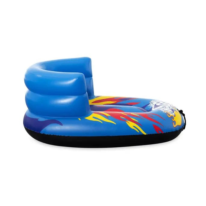 H2OGO! Snow Flurryz 33" x 18" Inflatable Child Sled - Lightweight Winter Fun