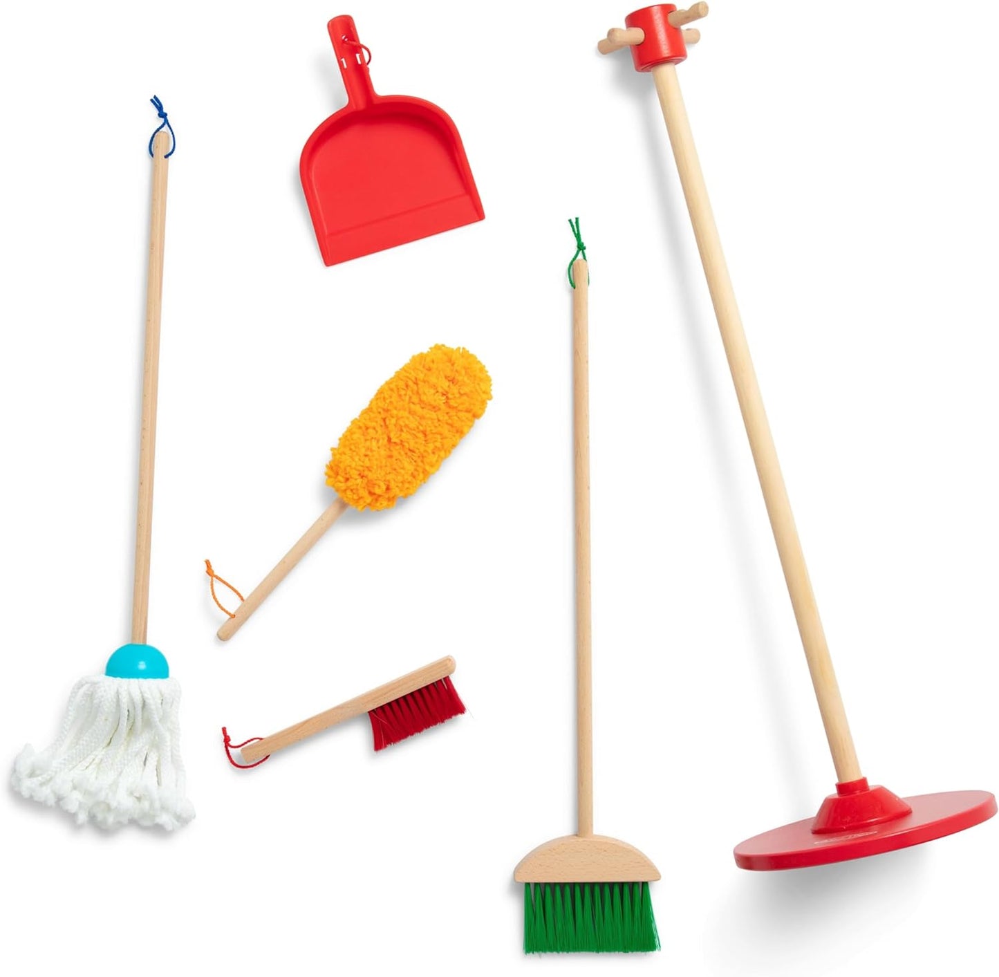 Melissa & Doug Let's Play House! Dust Sweep Mop Set - Pretend Play Cleaning Toy