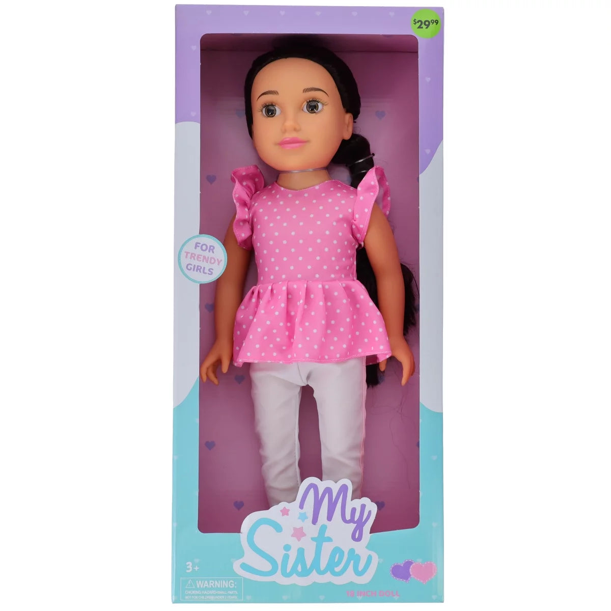 18-Inch My Sister Doll - Realistic & Poseable Toy