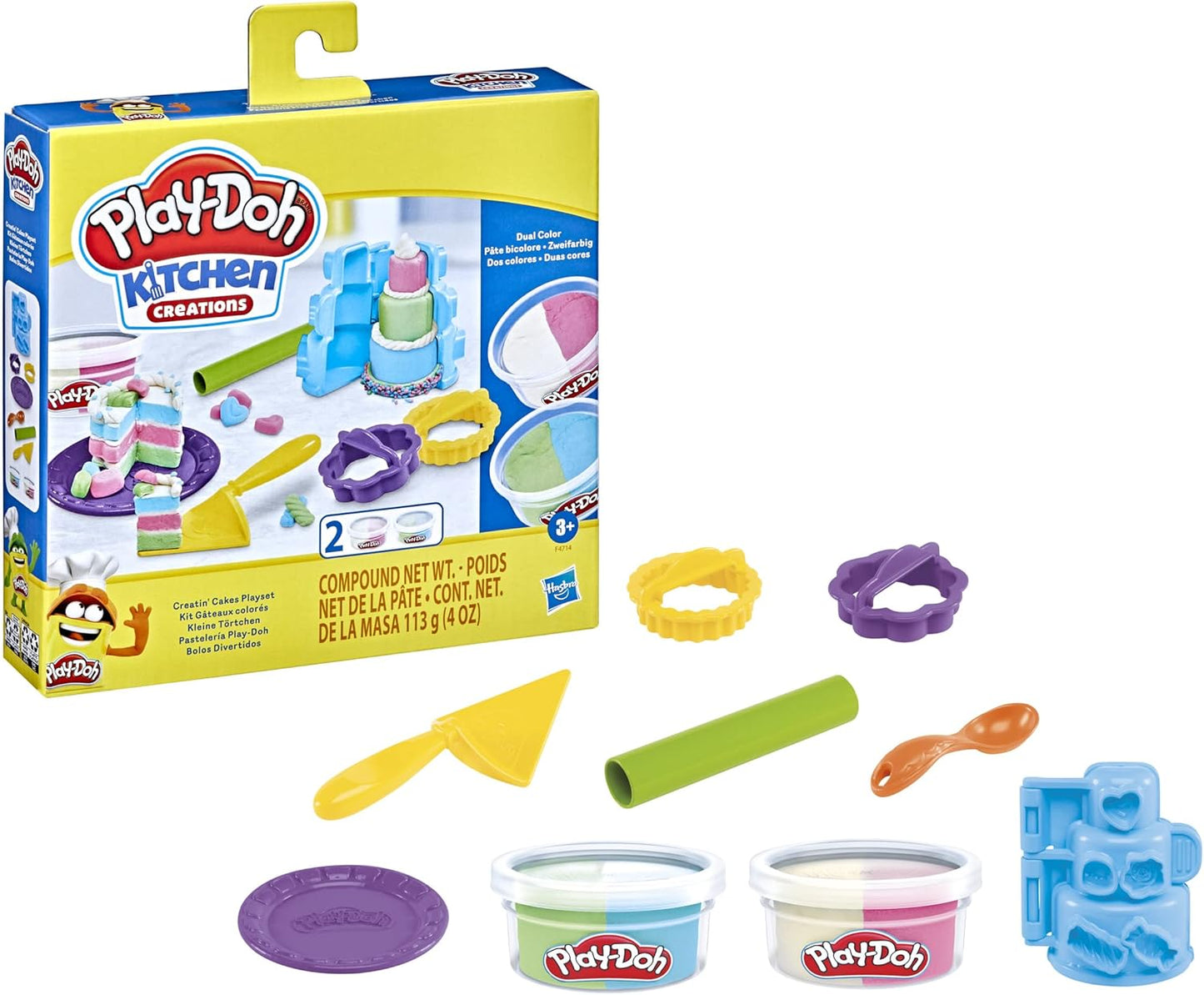 Play-Doh Kitchen Creations Set – Food Modeling Compound Toy for Kids