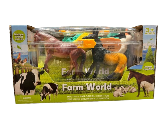 Farm World Animal Action Figures Set – Realistic Farm Animal Toys for Kids