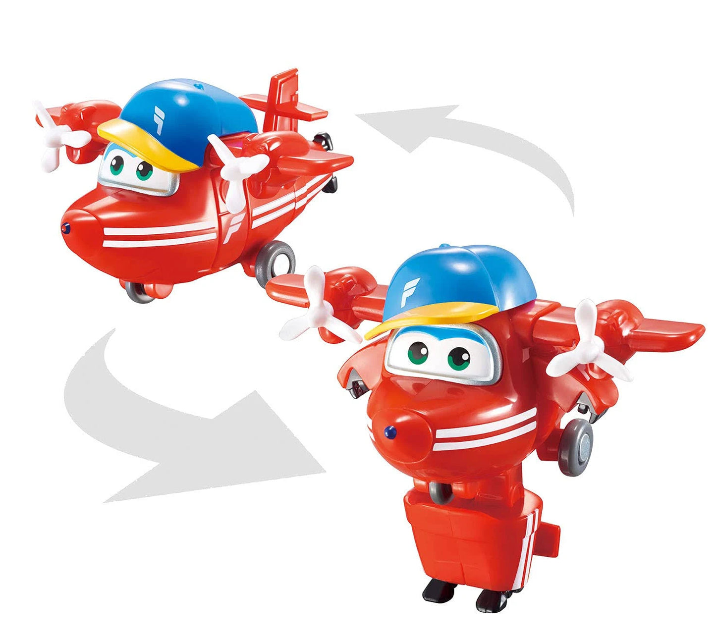 Mini Transform-a-Bots Super Wings - Dizzy and Flip Robots Set