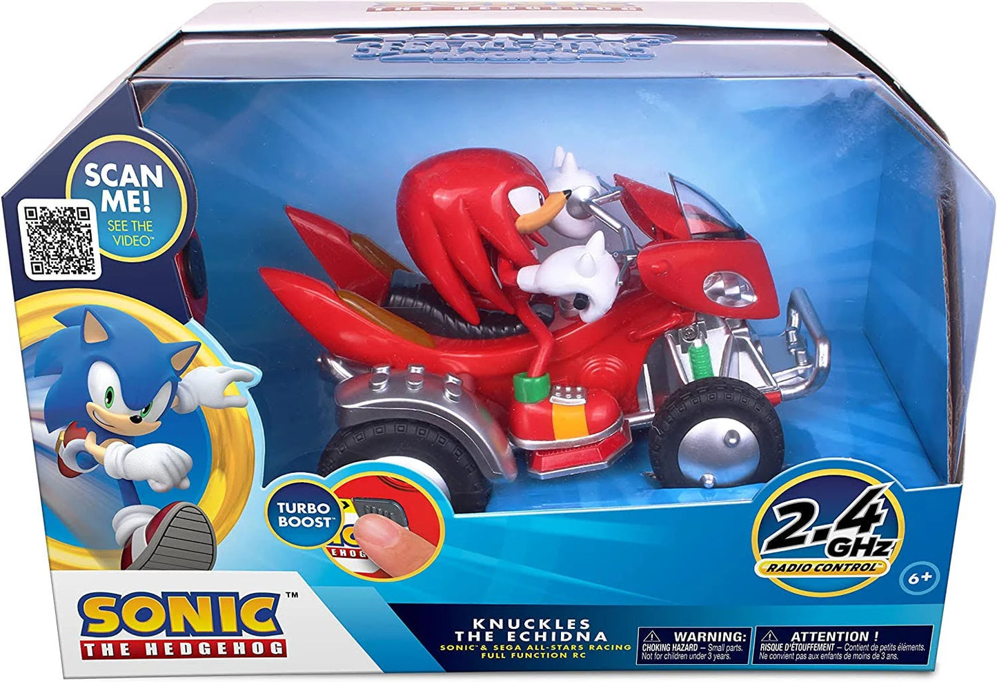 NKOK Sonic & Sega All Stars Racing Remote Controlled ATV Car - RC Toy Vehicle