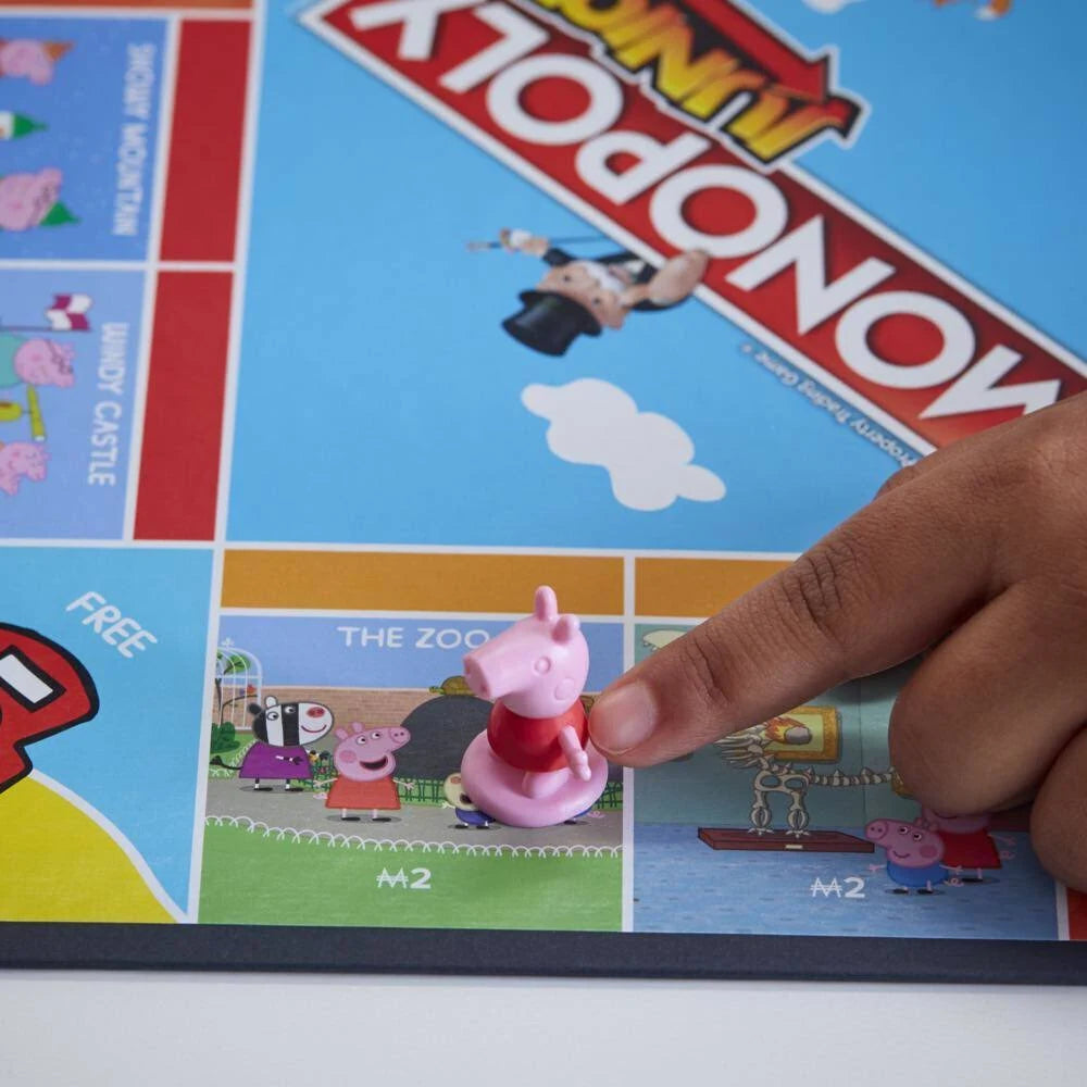 Monopoly Junior Peppa Pig Edition Board Game for Kids Family Fun Playset