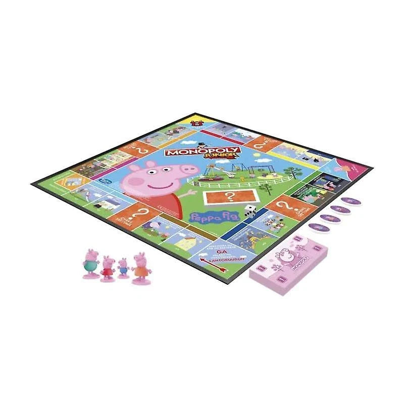 Monopoly Junior Peppa Pig Edition Board Game for Kids Family Fun Playset
