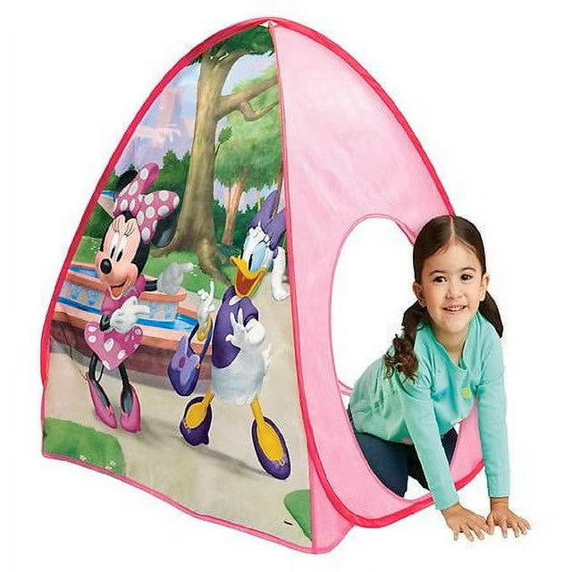 Disney Junior Minnie Mouse Pop Up Play Tent for Kids - Indoor/Outdoor Fun